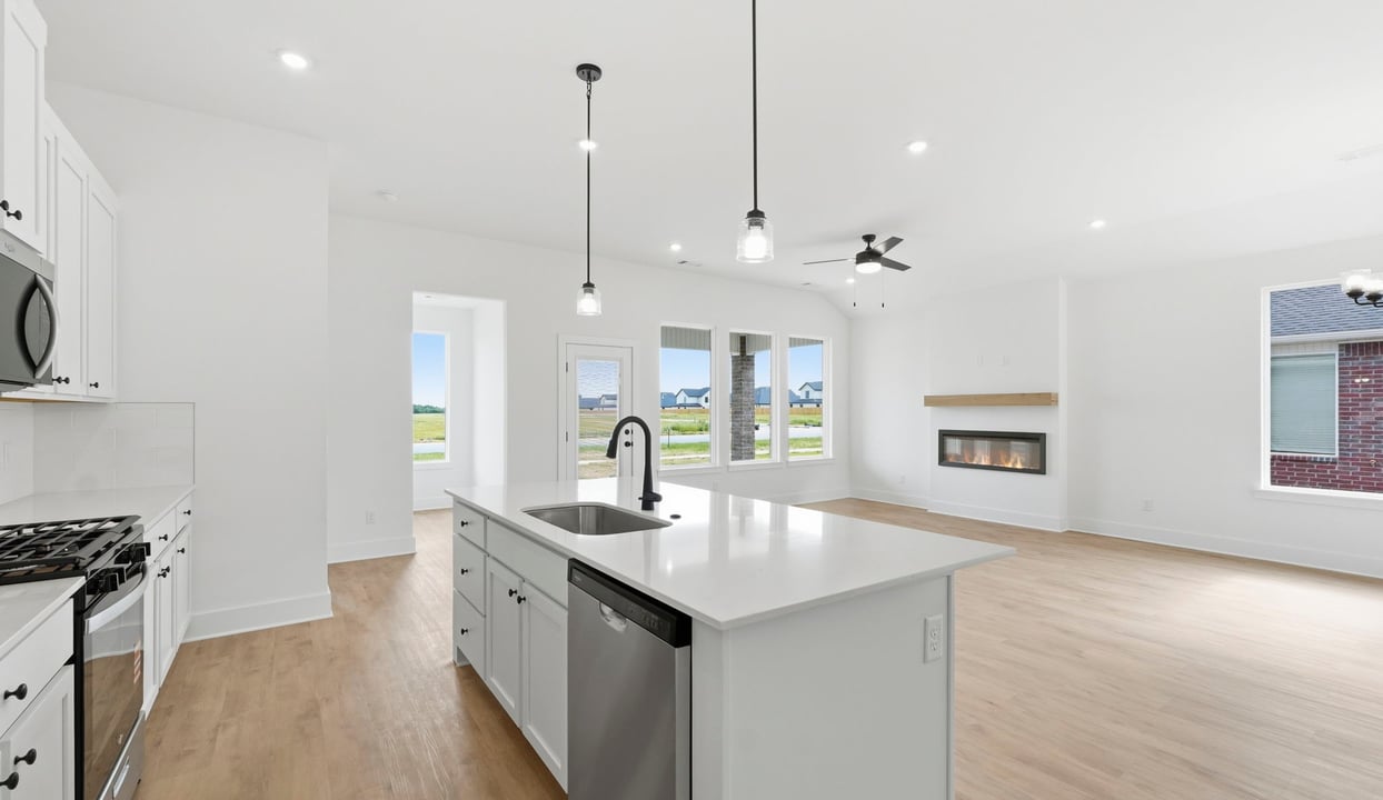 Kitchen and Living