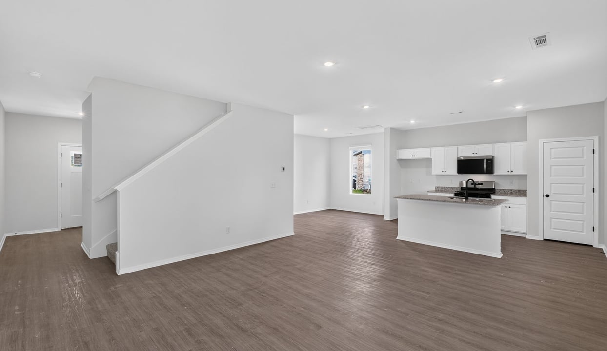 Living, Kitchen, and DIning