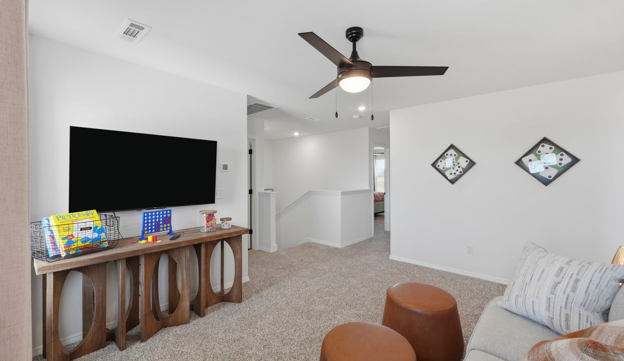 Game room and stairwell enterance
