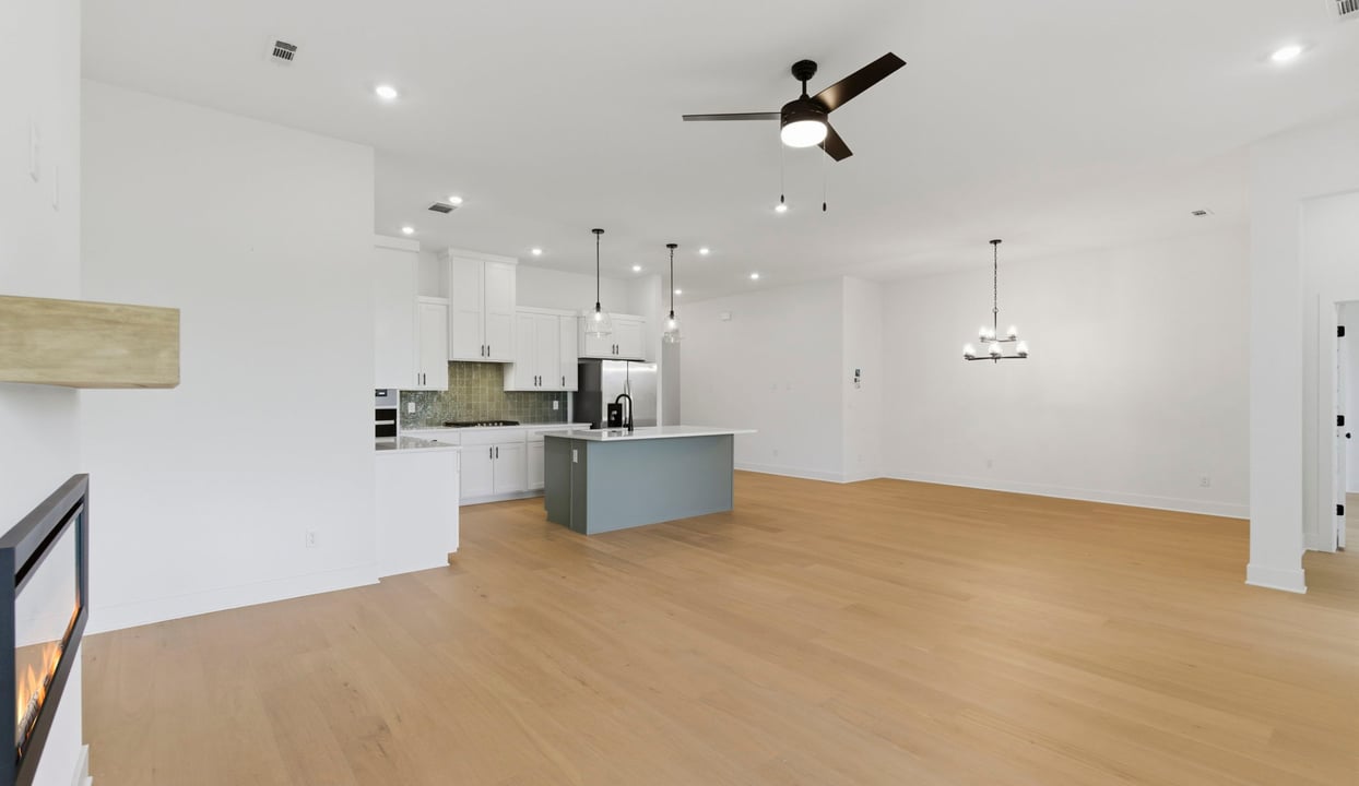 Living, Kitchen, and Dining