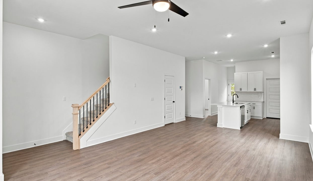Living and Stairwell