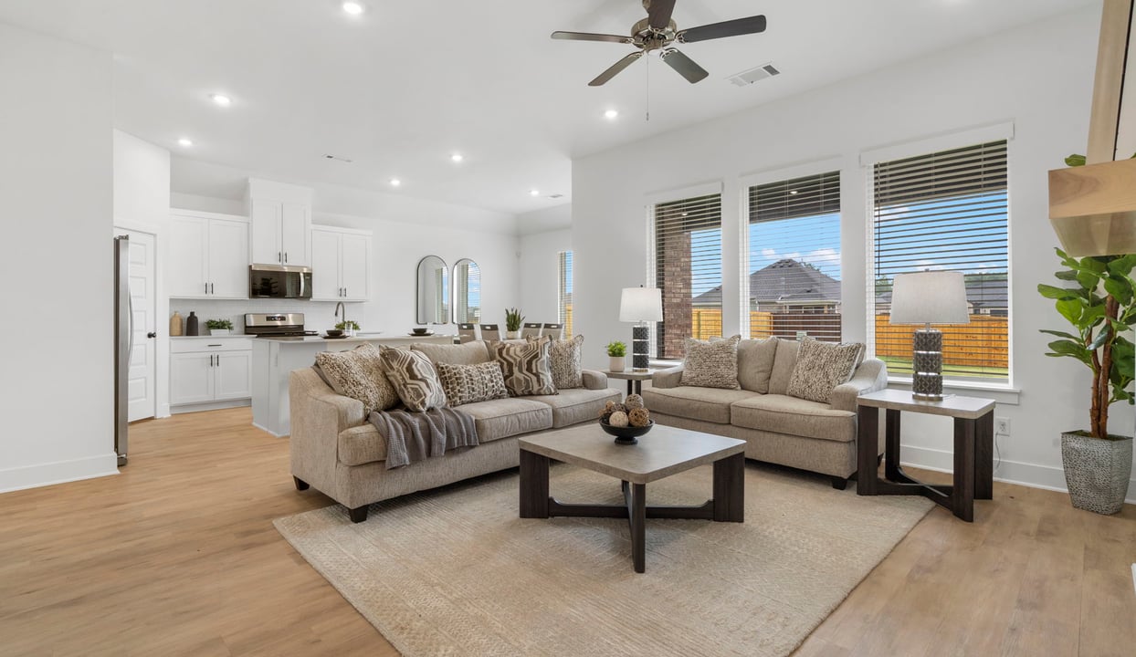 Living, Kitchen, and Dining