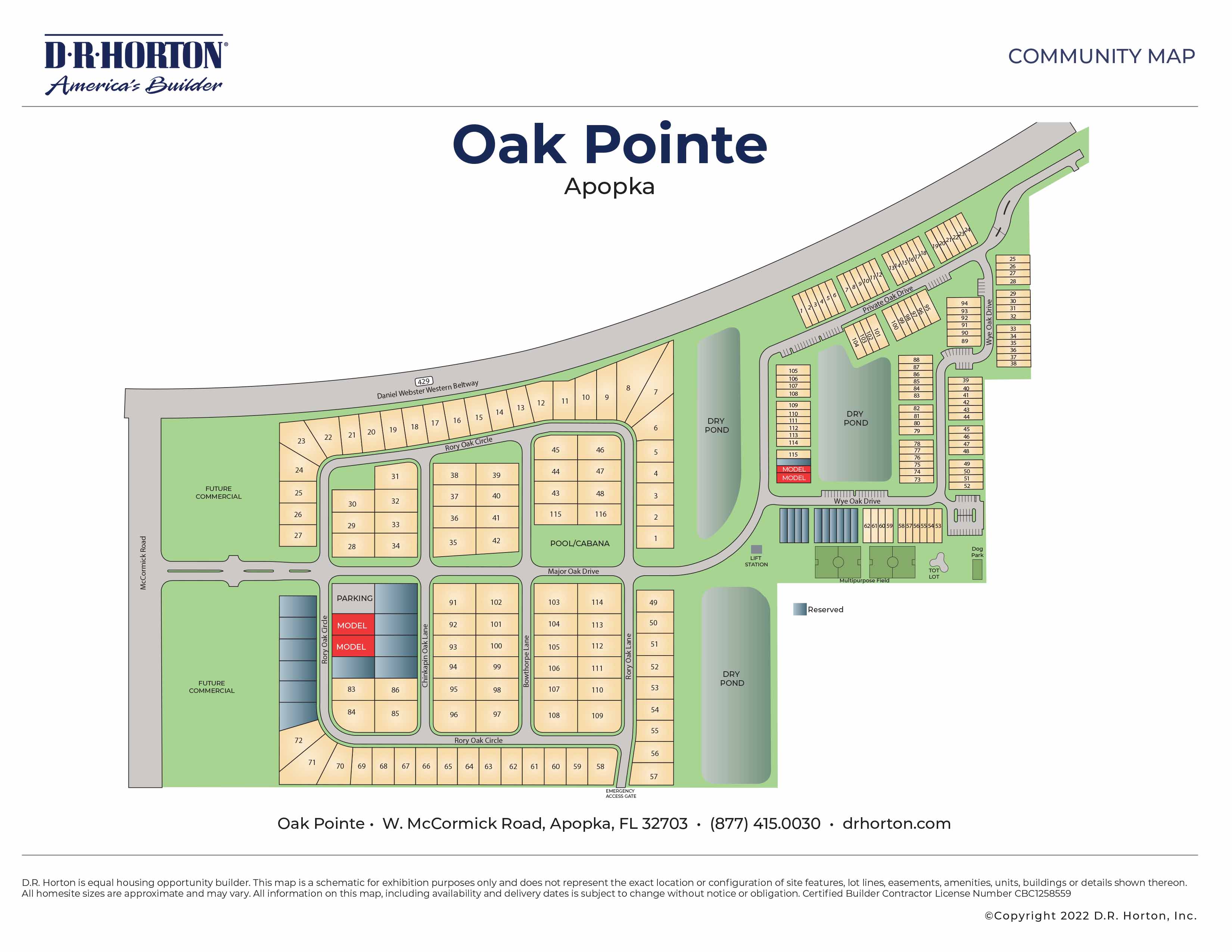 Static Lot Map