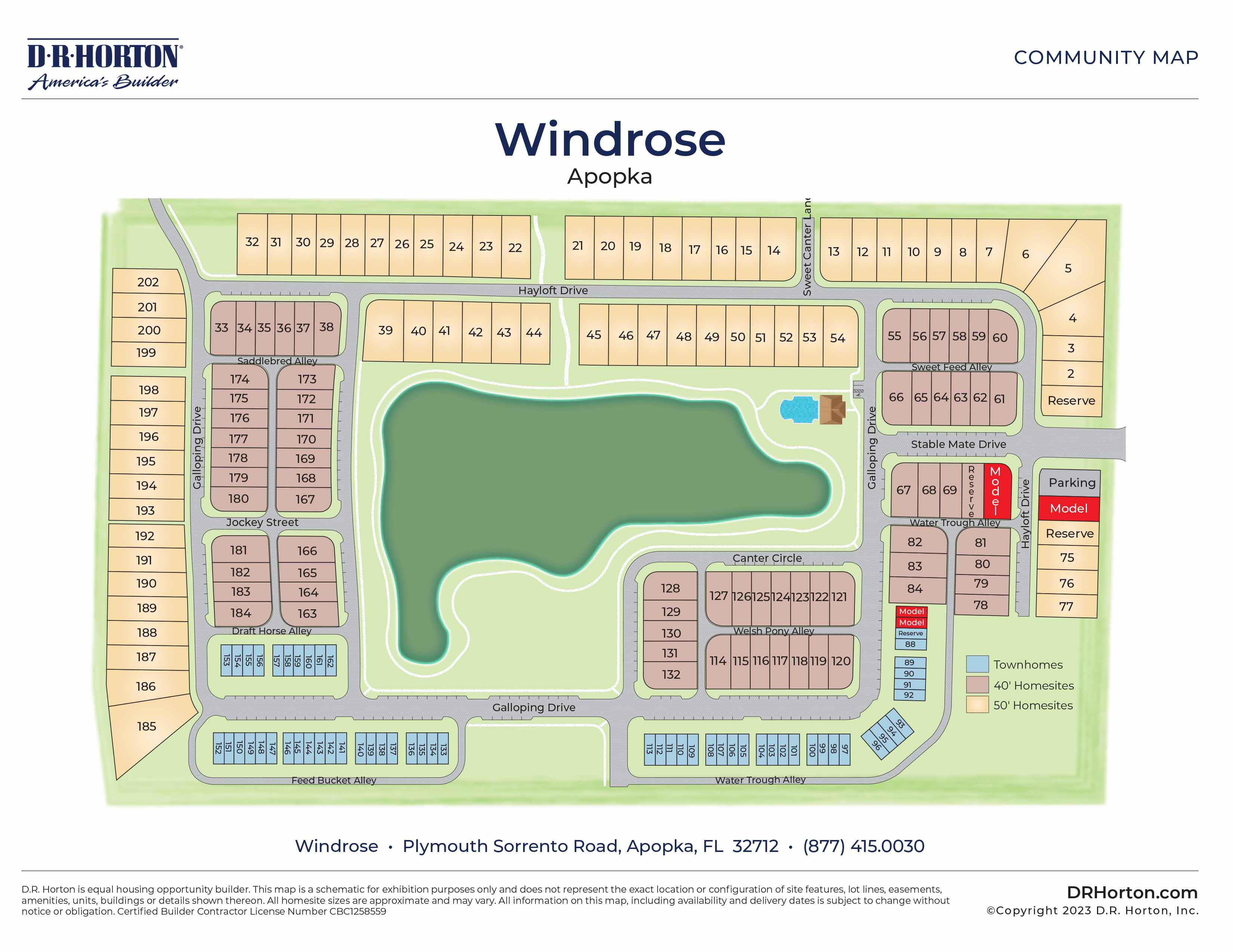 Static Lot Map