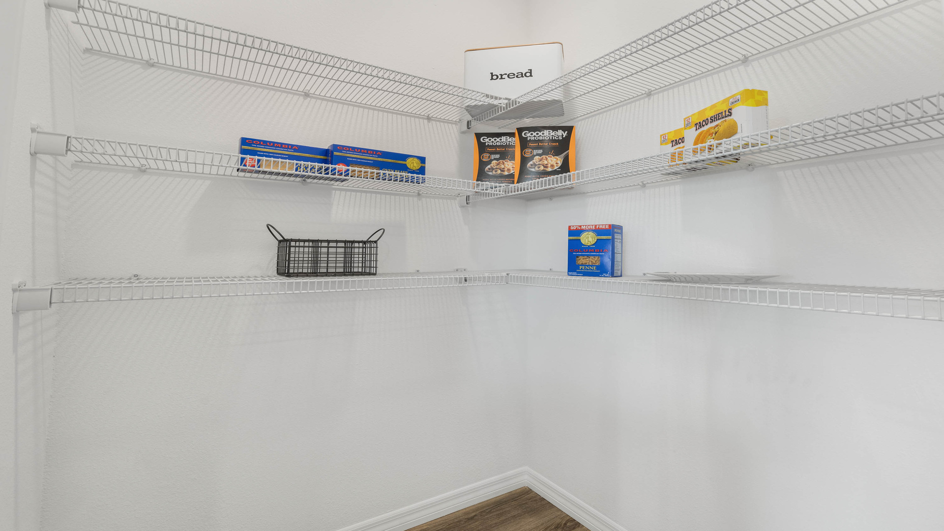 Spacious kitchen pantry