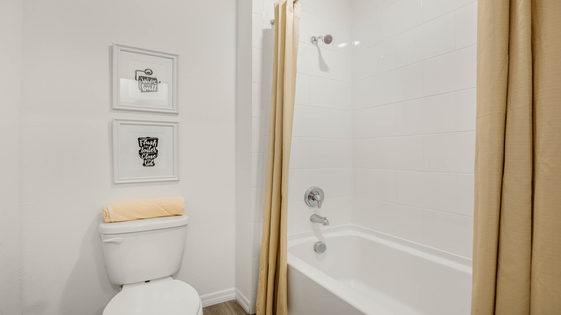 Guest toilet and shower.