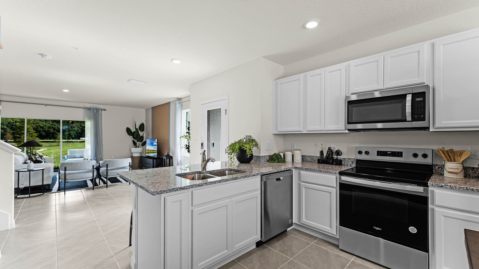 Kitchen granite counters