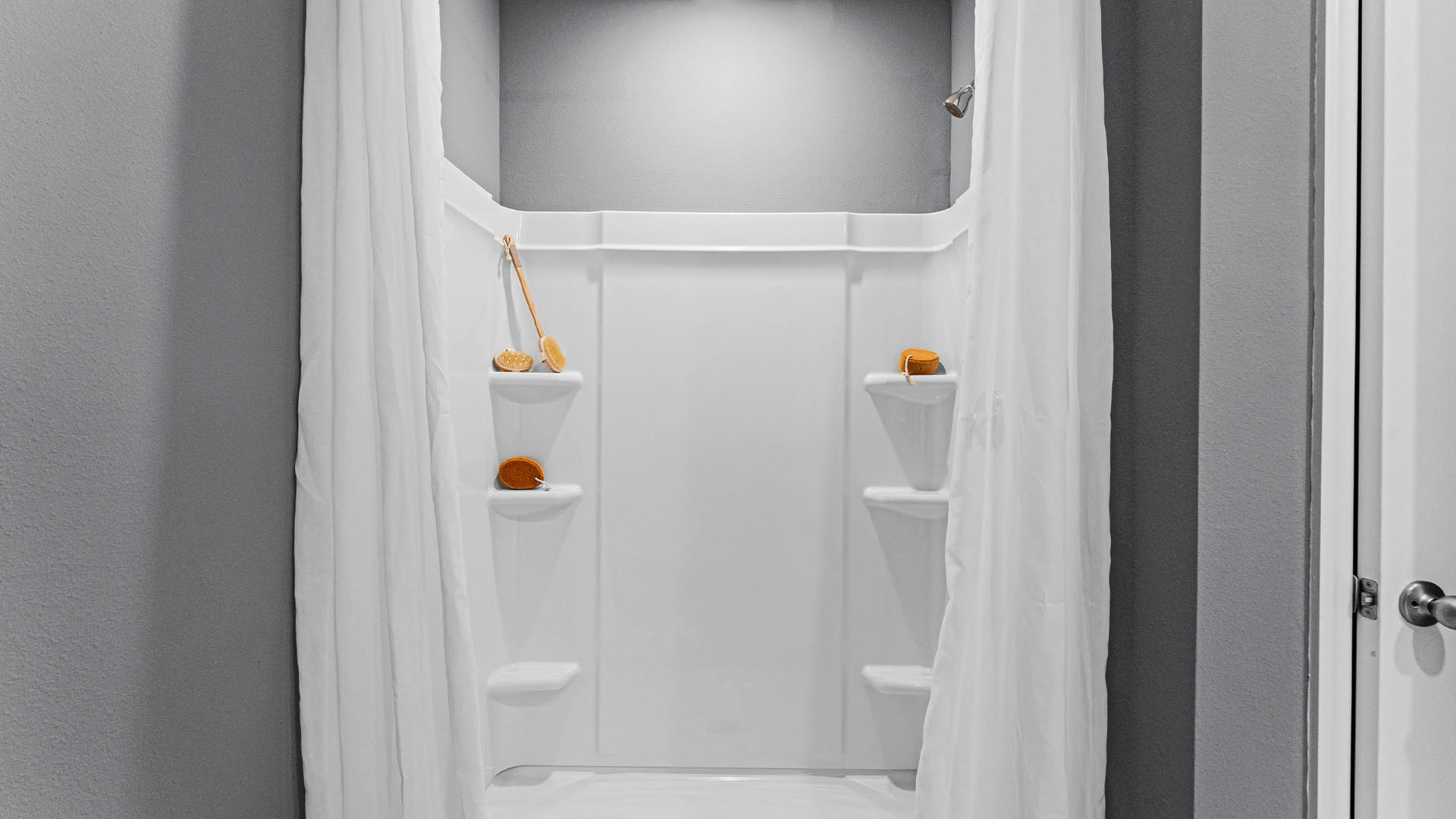 shower from primary bathroom