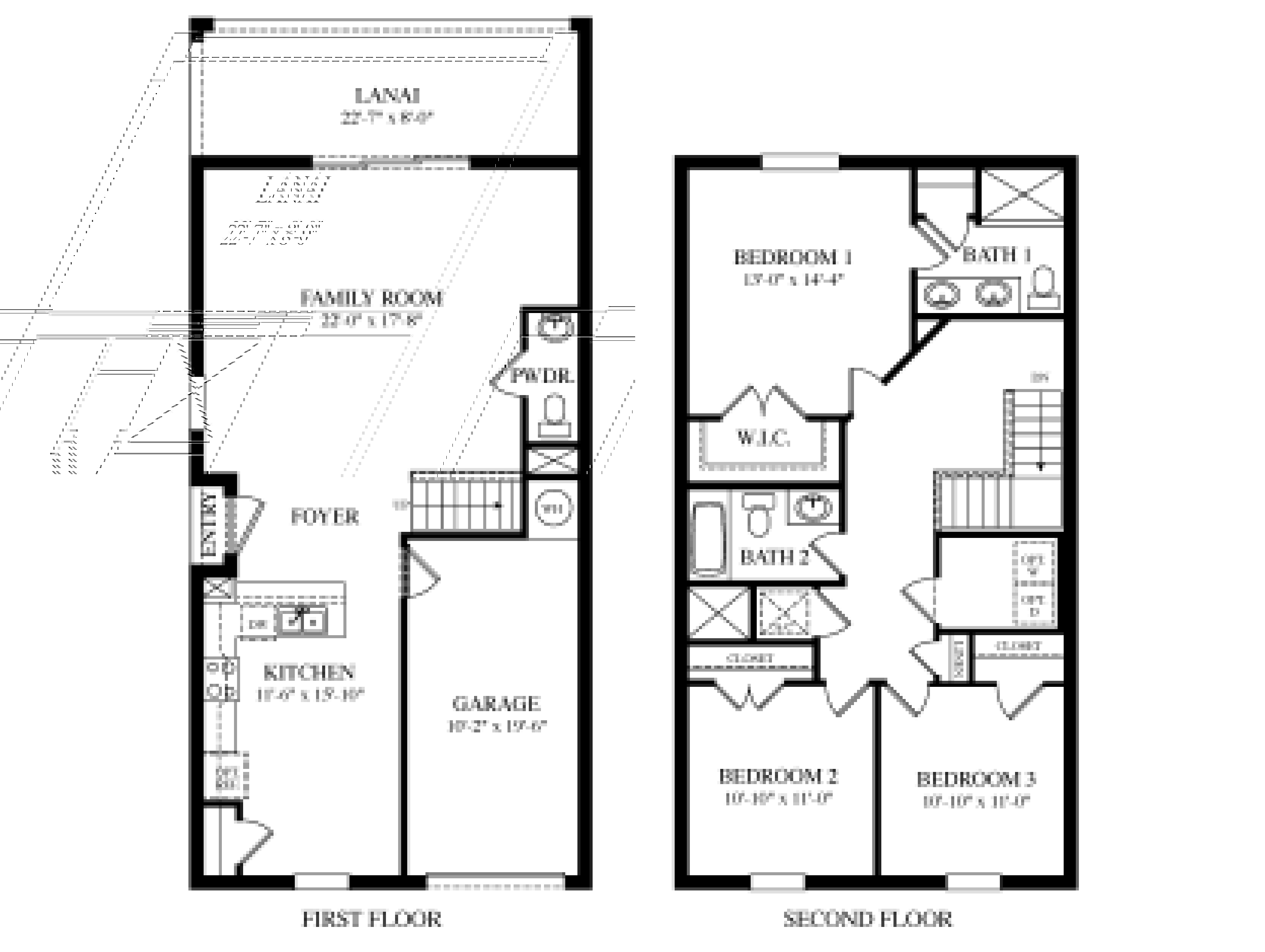 kelsey townhome floorplan