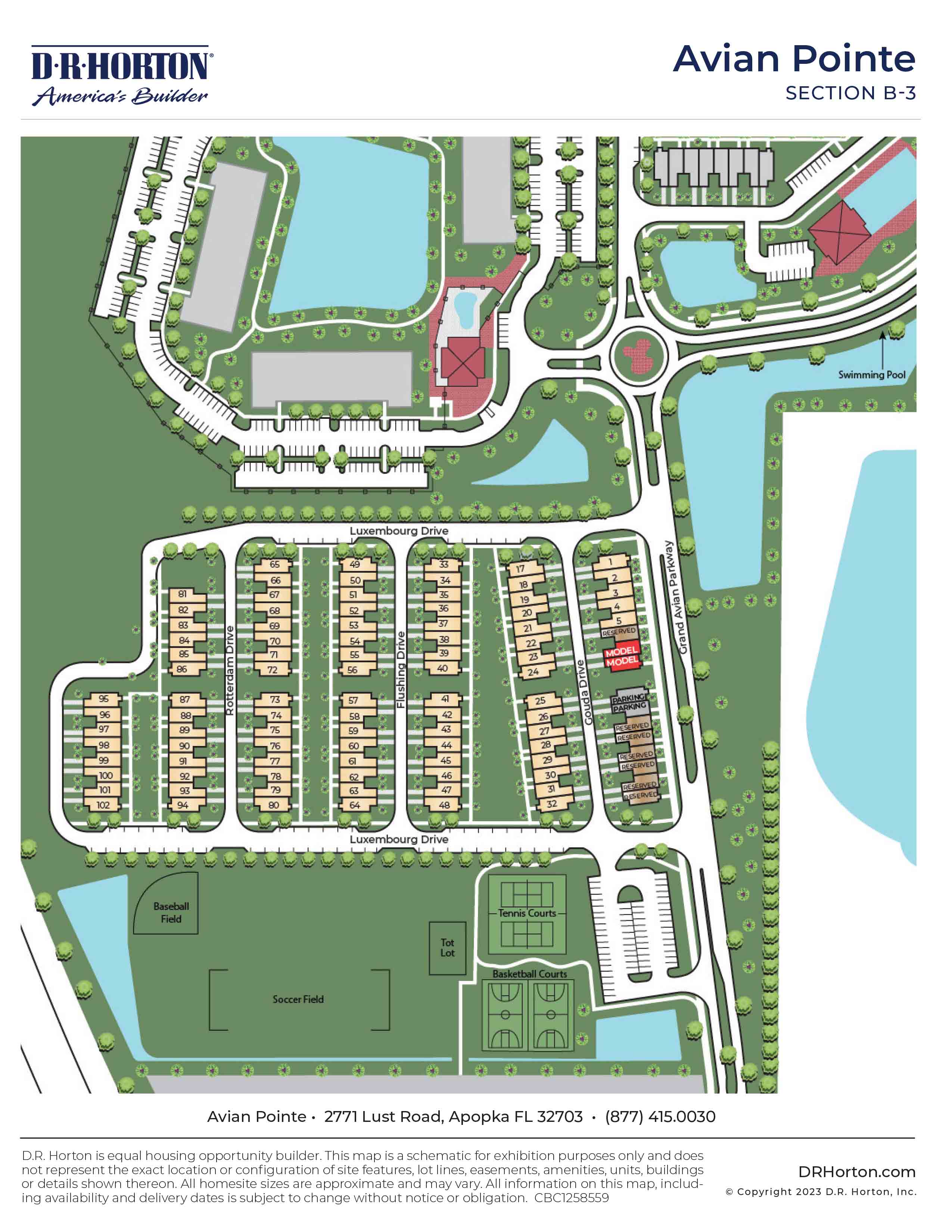 Static Lot Map