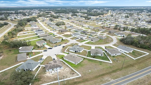 arial of poinciana homes