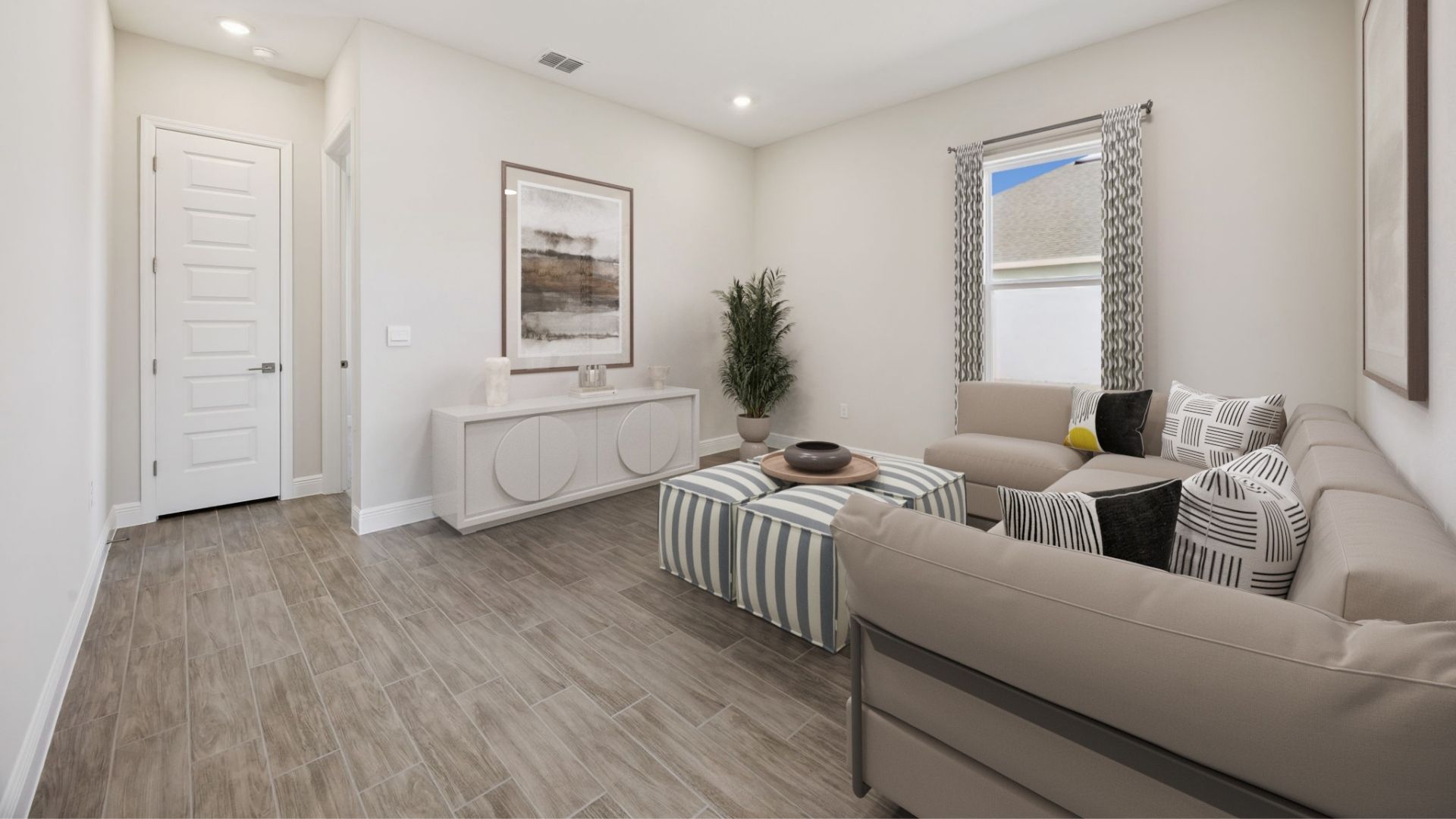 multipurpose room with couch and seating