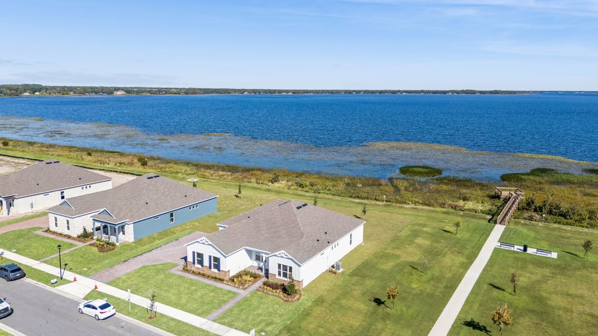 arial of lakehome site