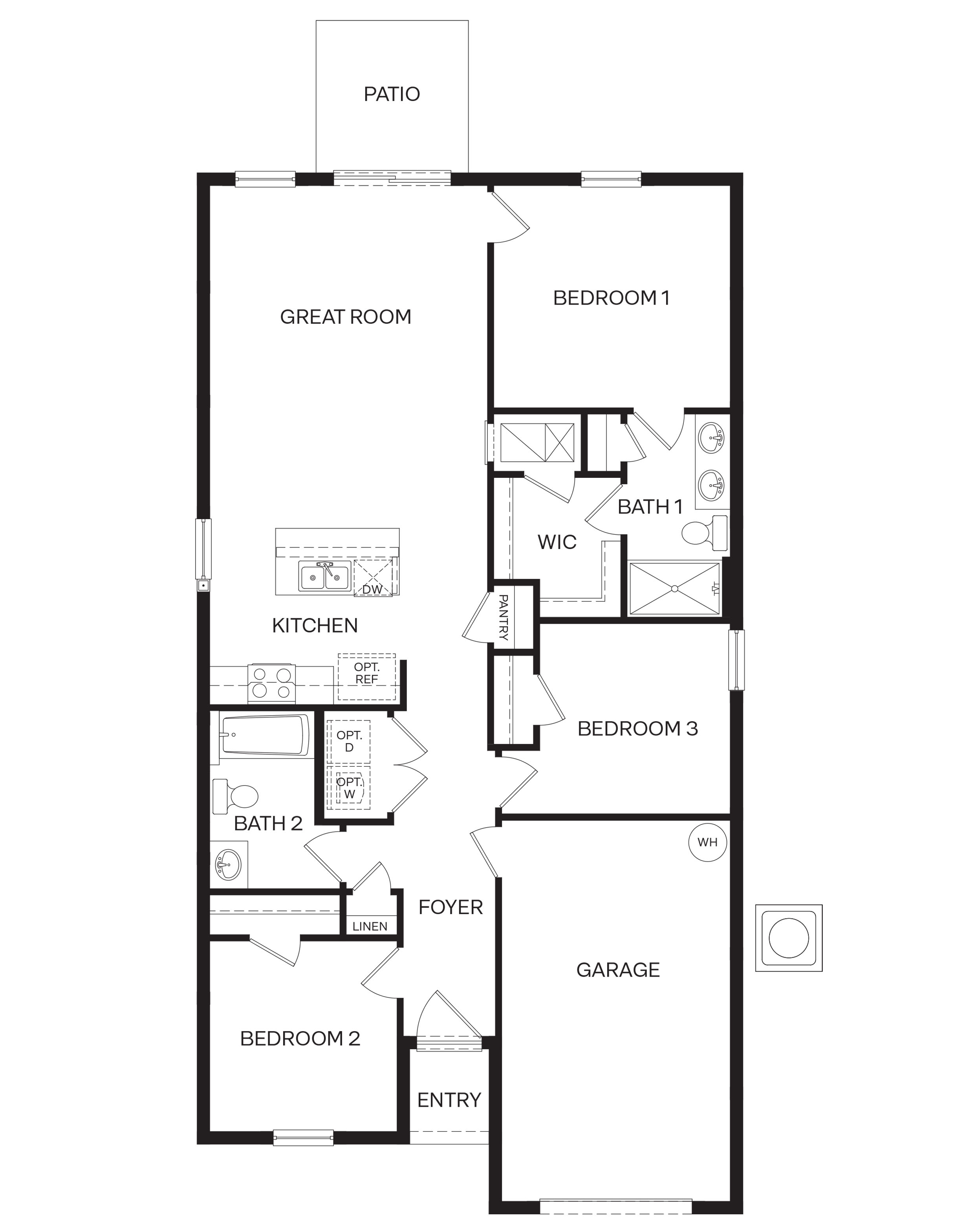 Floorplan for greenbriar