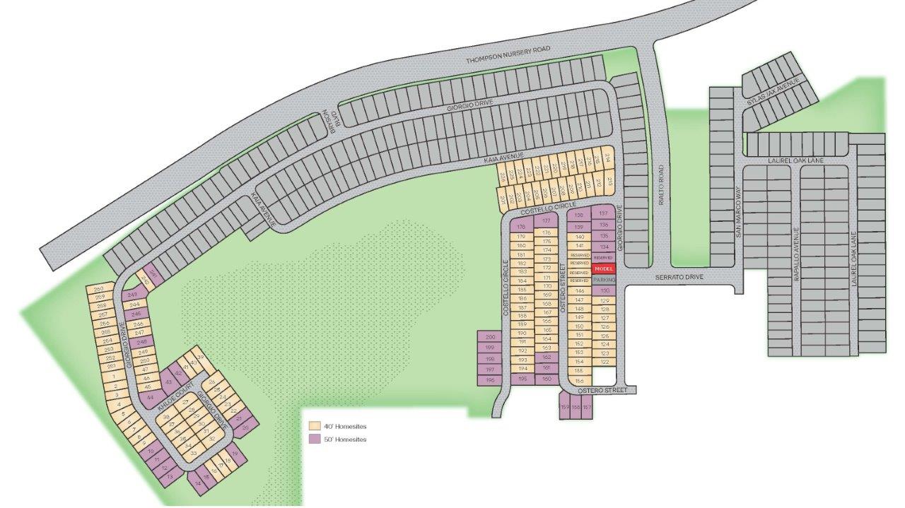 Static Lot Map