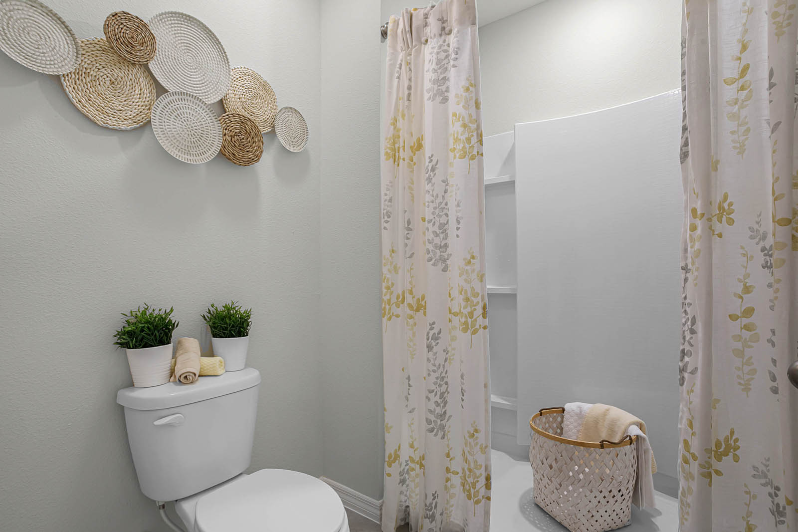 Primary bathroom with walk in shower