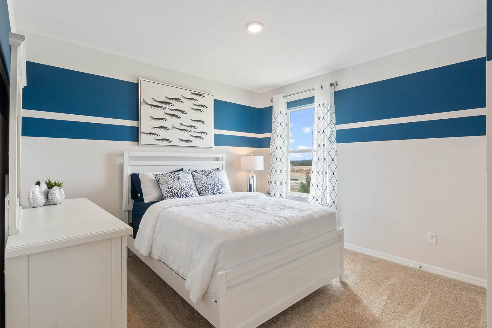 Bedroom with carpet throughout