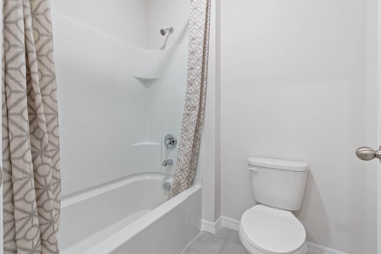 Guest bathroom with tub