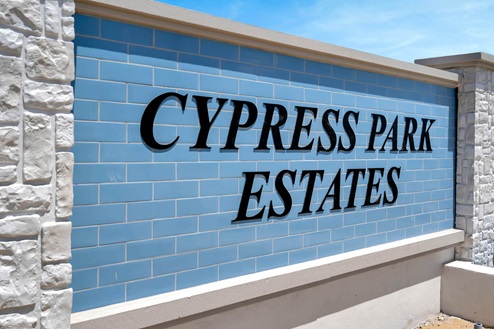 Cypress Park Estates Monument