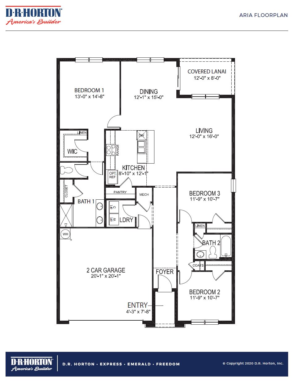 one story home Floorplan layout