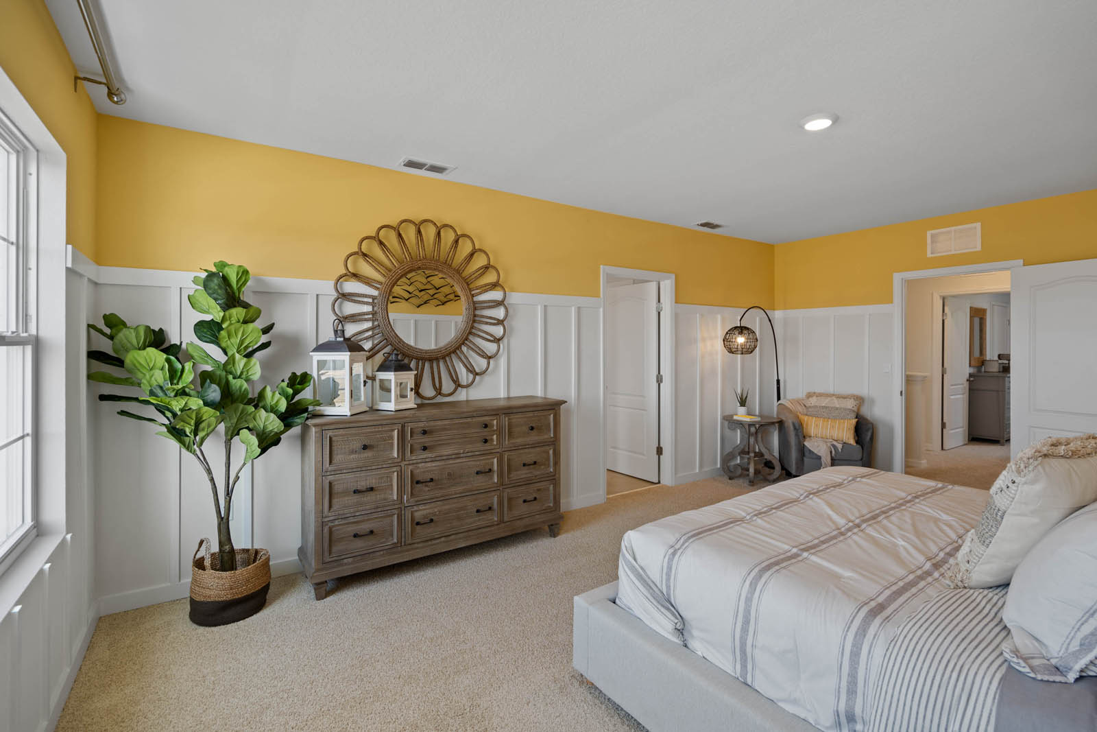 View of the inside of the primary bedroom