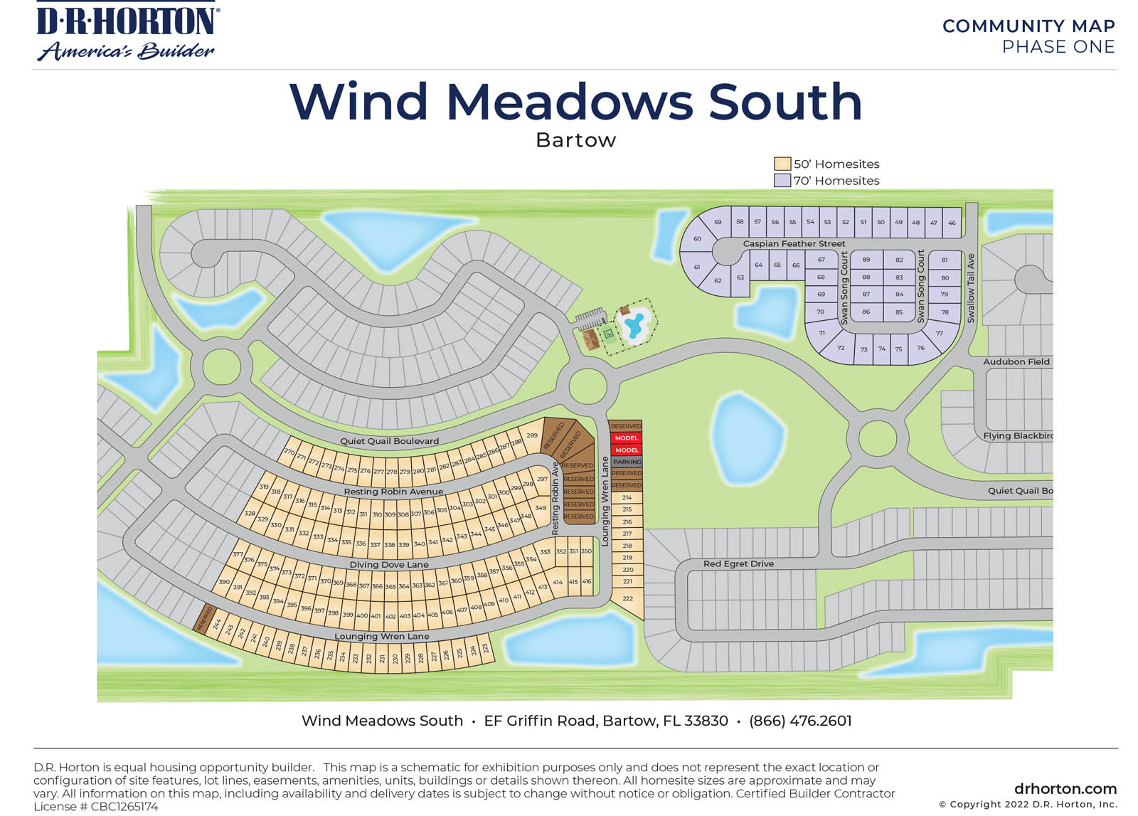 New Homes in Wind Meadows South DRH Bartow, FL D.R. Horton