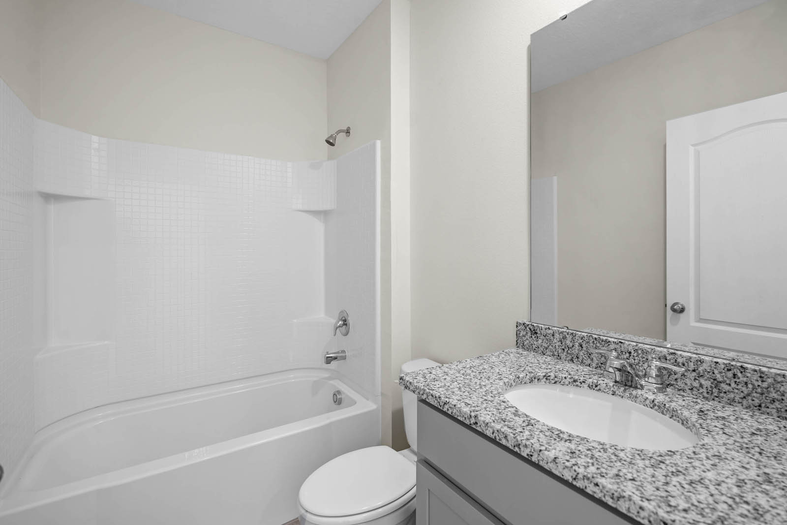 Guest bathroom with tub