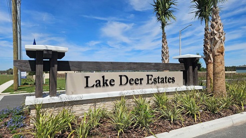 Lake Deer Entrance Monument