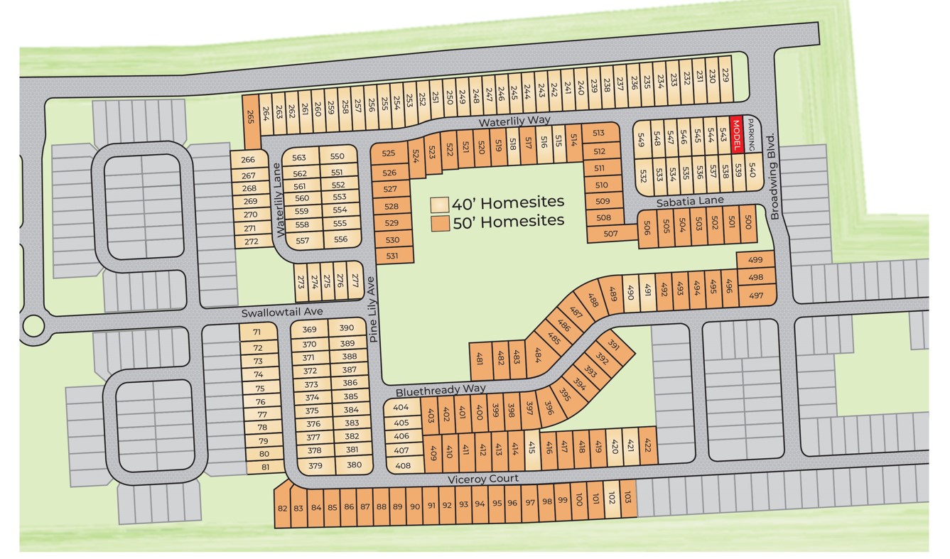 Static Lot Map