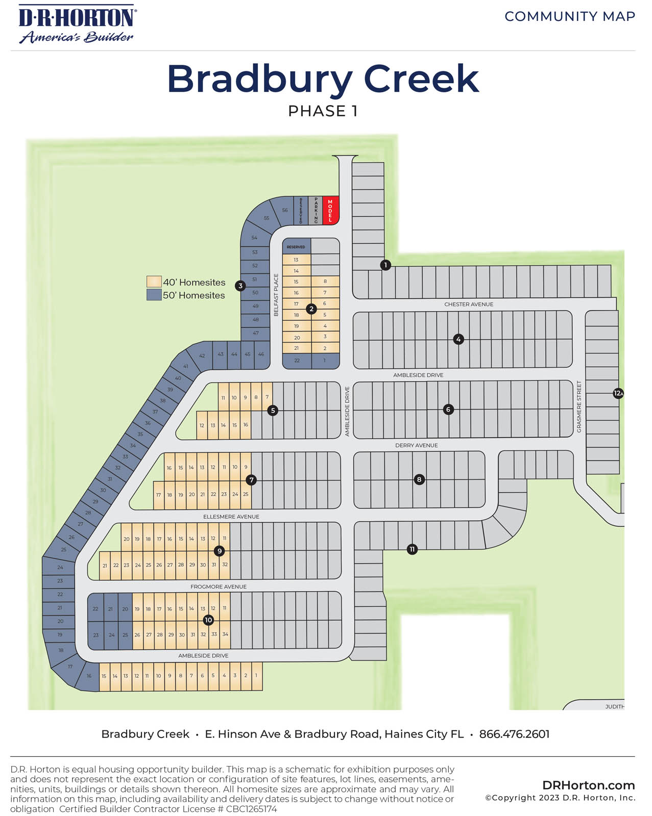 Static Lot Map