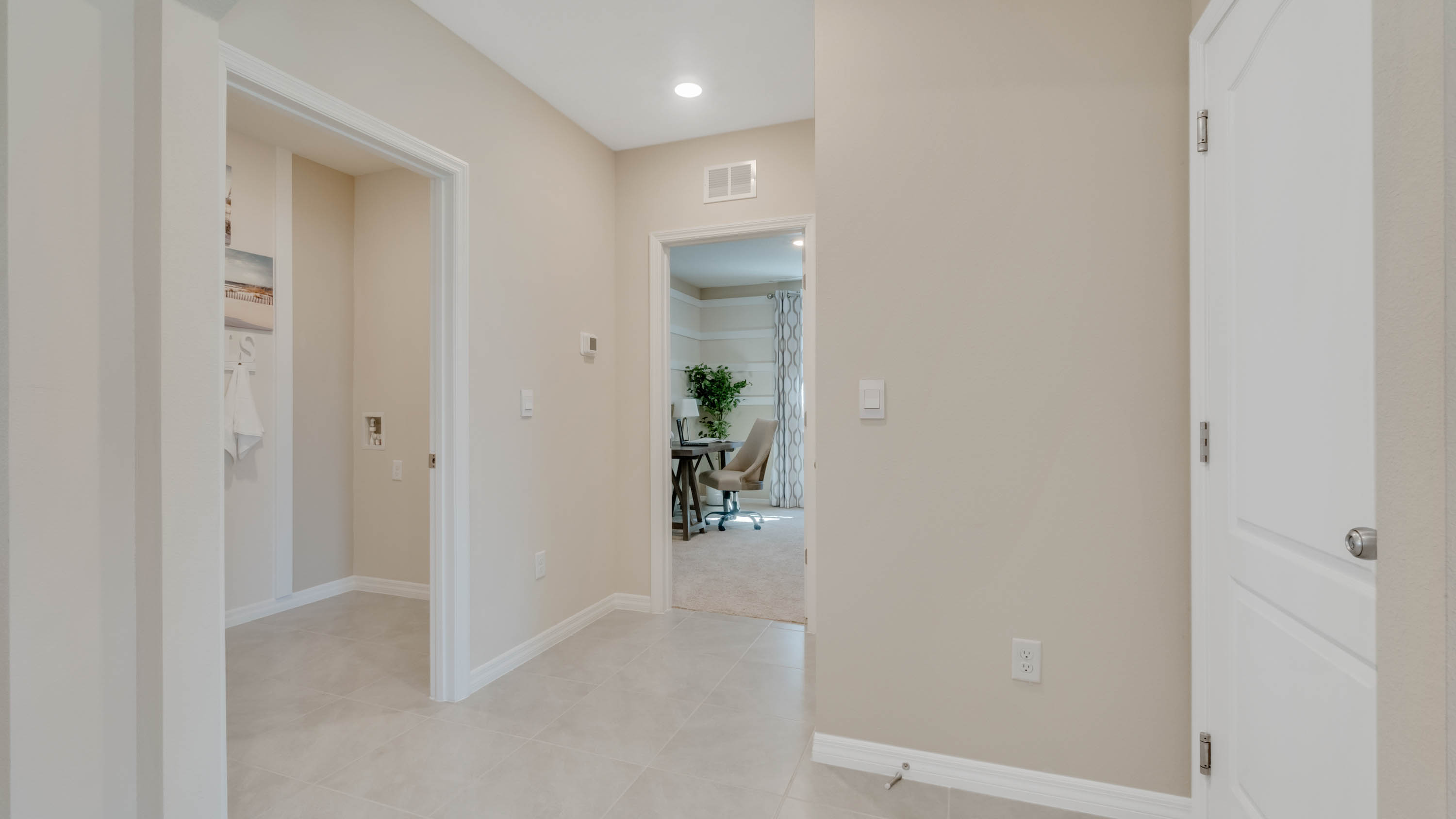 hallway to the second bedroom