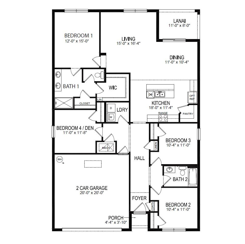 Floor plan layout