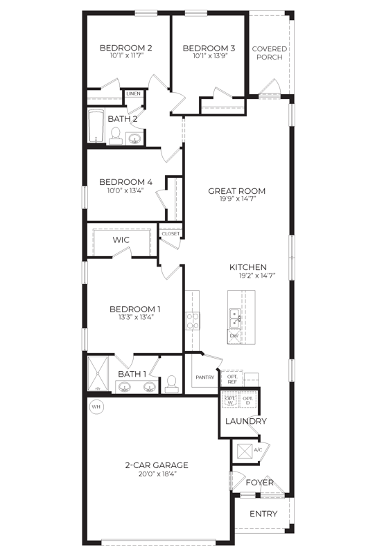 Harper floorplan