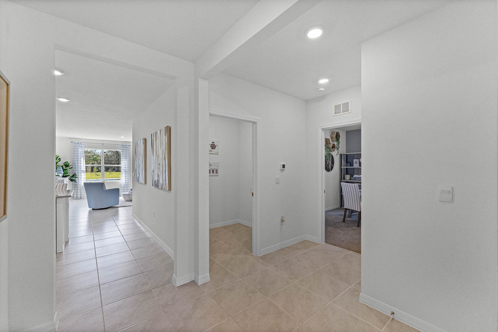 Entry way of the cali model.