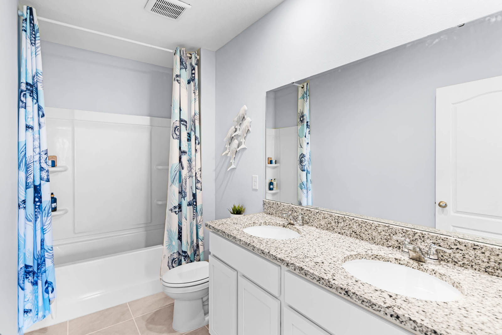 Bathroom with double sink