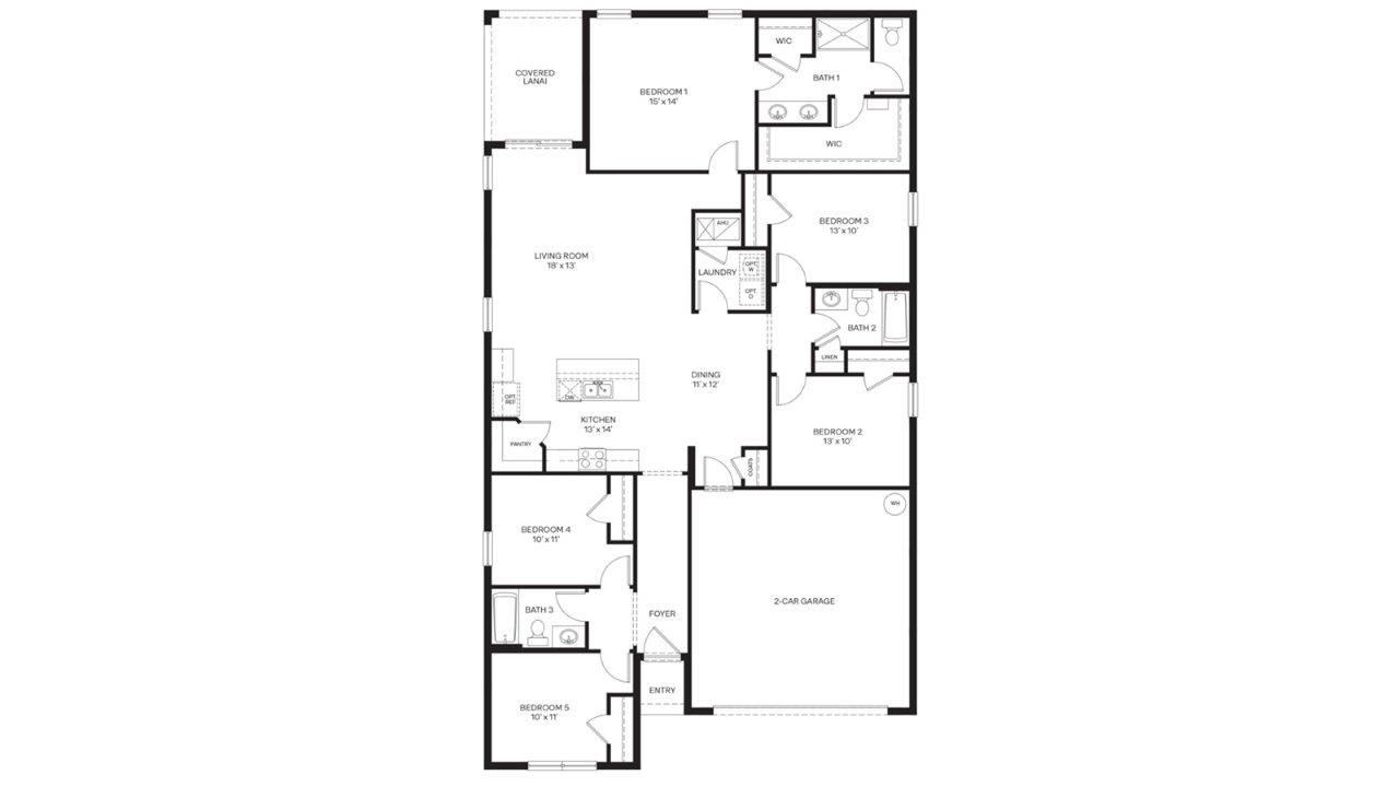 Lakeside floor plan