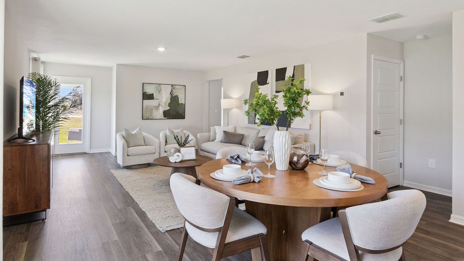 Dining Room Area in the Living Room