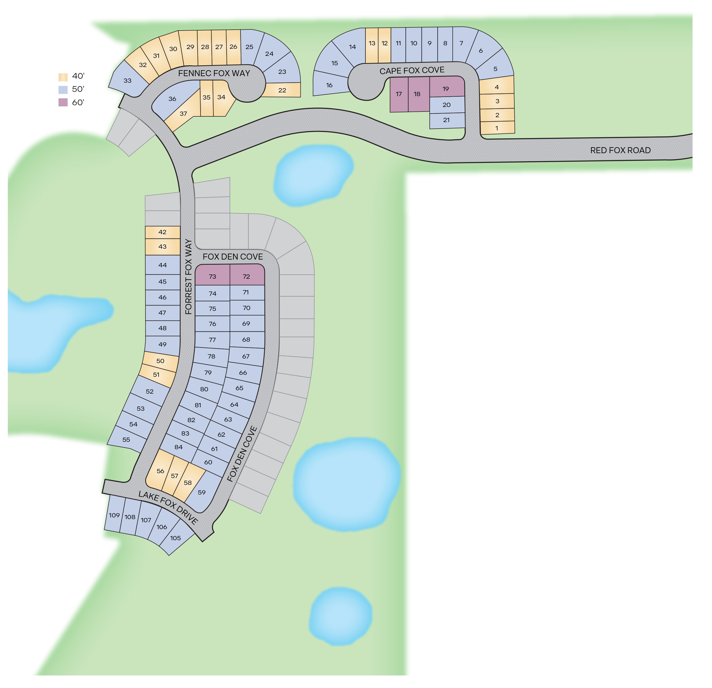 Static Lot Map