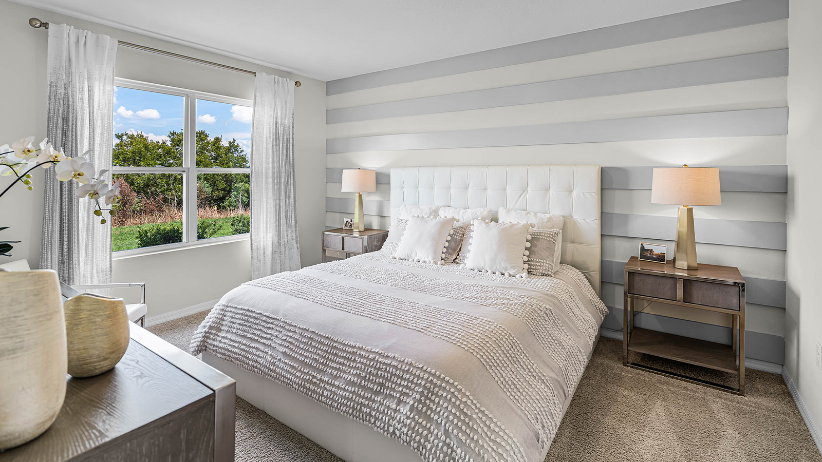 Primary bedroom with window