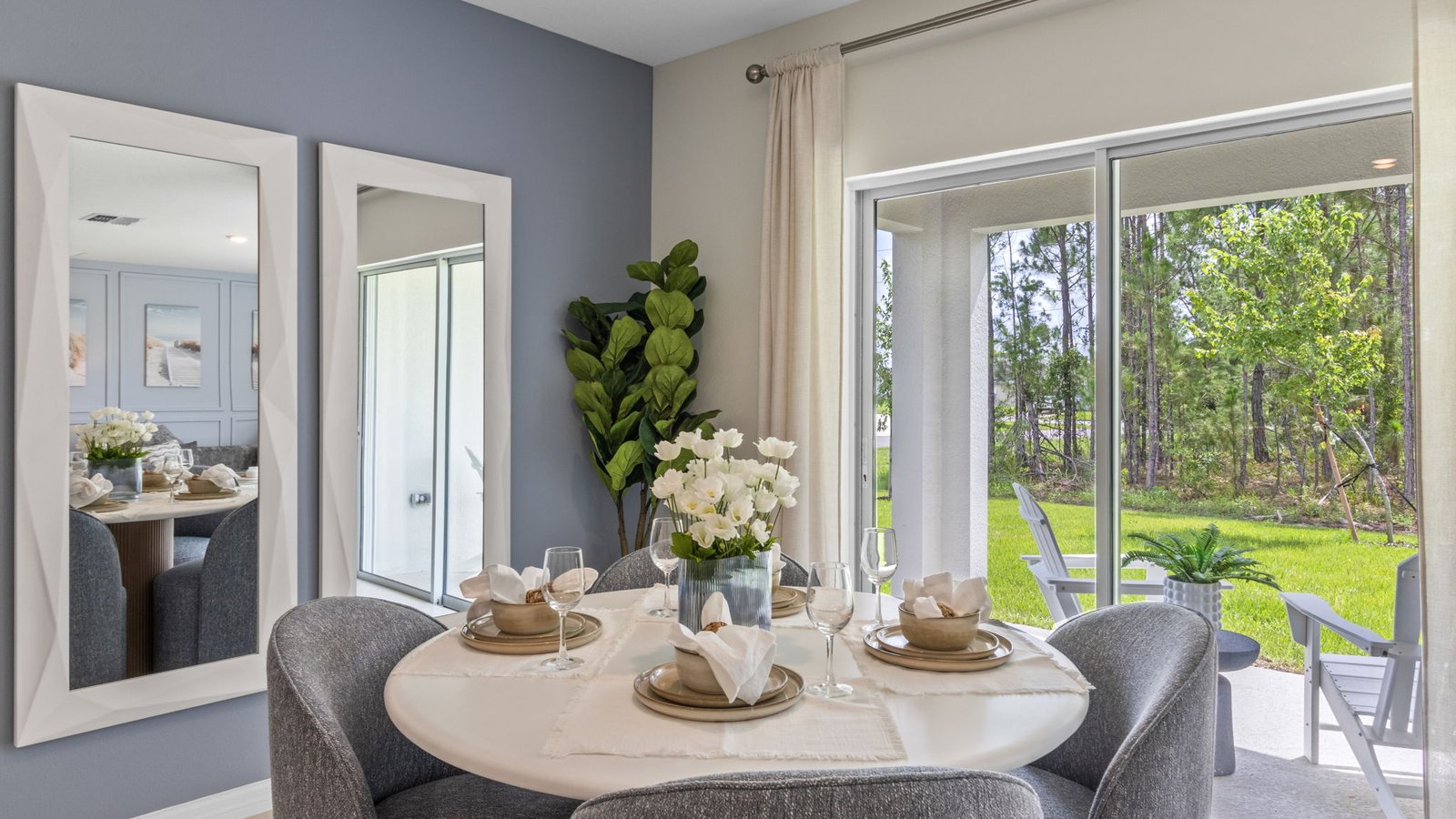 Kitchen and dining room
