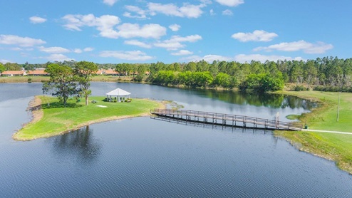 Walking bridge near the amenities