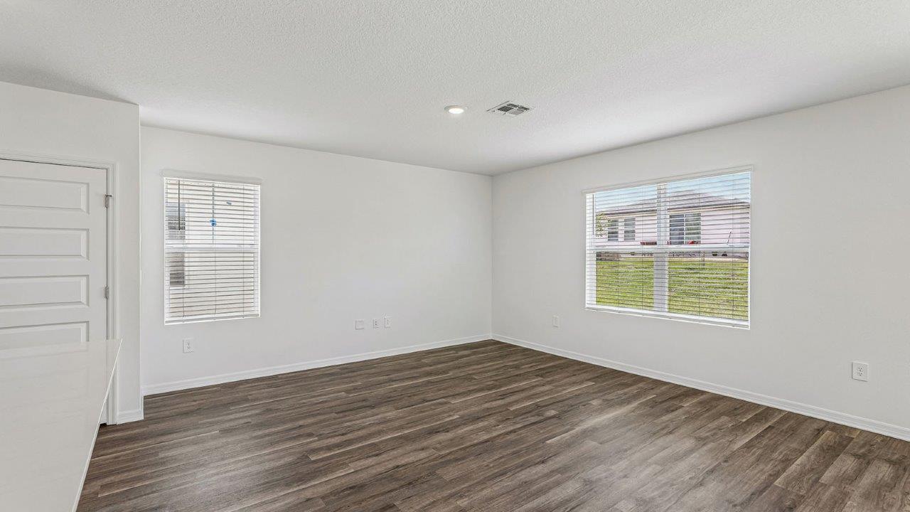Living room with natural lighting