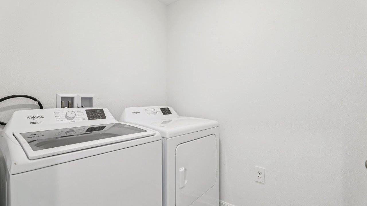 Laundry Room with washer and dryer