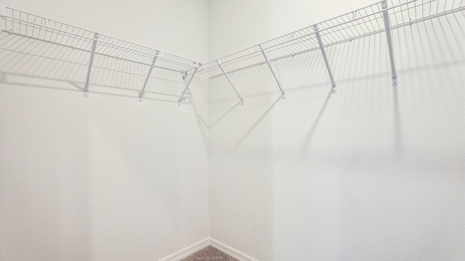 Primary bathroom walk in closet