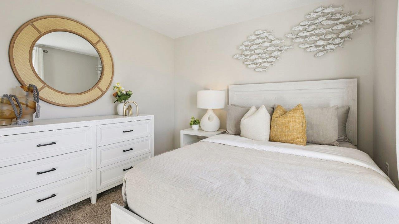 Guest Room with dresser and bed