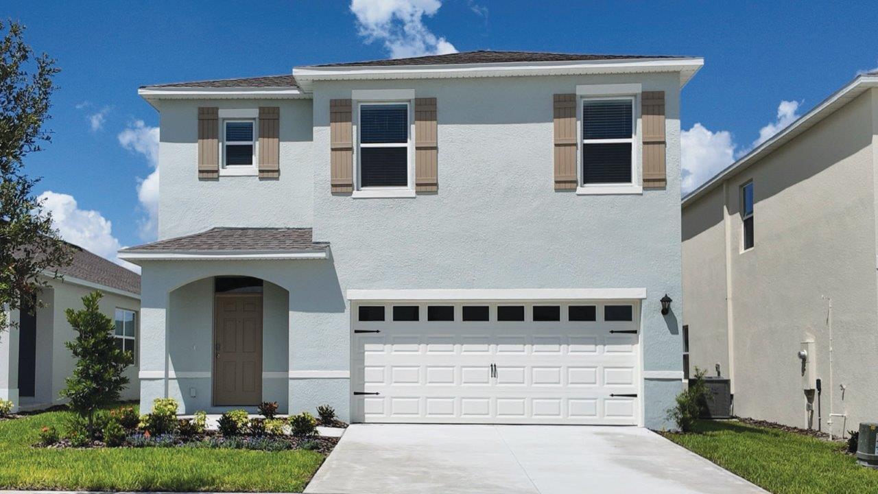 This home — photograph published by the builder