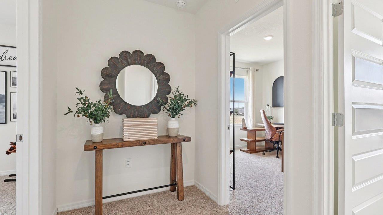 Space in between upstairs bedrooms
