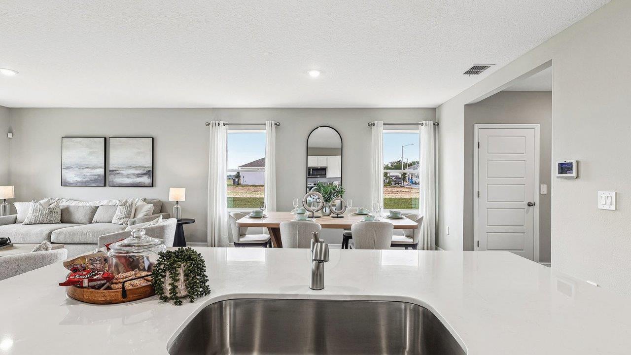 Kitchen island with sink
