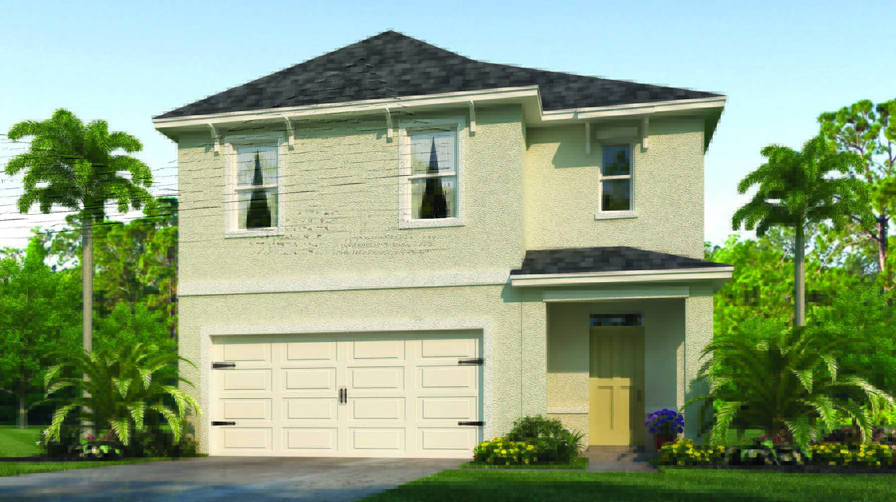 Two Story Single Family Home with Two Car Garage