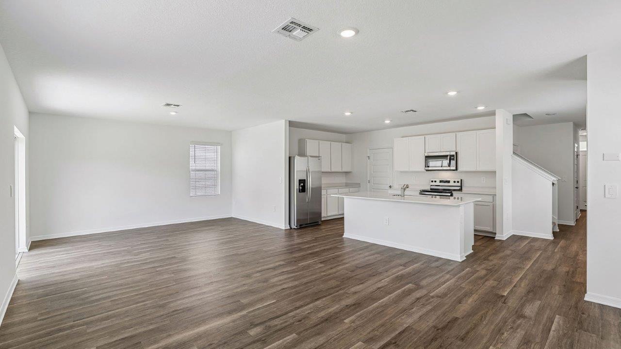 Open concept living area